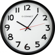 Nástenné hodiny Q-Connect 35cm čierne