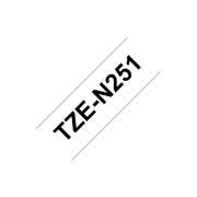 Samolepiaca páska Brother TZEN251 24 mm biela/čierna