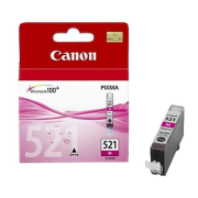 Atramentová náplň Canon CLI-521 pre MP 540/620/630/980/iP 3600/4600 magenta (460 str.)