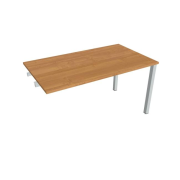 Rokovací stôl Uni k pozdĺ. reťazeniu, 140x75,5x80 cm, jelša/sivá
