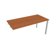 Rokovací stôl Uni k pozdĺ. reťazeniu, 160x75,5x80 cm, čerešňa/sivá