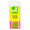 Bločky Q-CONNECT , 51 x 38 mm, zelená, ružová, žltá, 3 bločky po 50 lístkov
