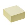 Bloček kocka Q-CONNECT, 76x76 mm, 400 l, žltá