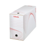 Archívny box Esselte 150mm biely/červený