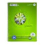 Blok College Format Werk Ursus Green A4 80 listov linajkový 70g recyklovaný