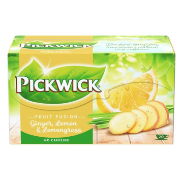 Čaj PICKWICK zázvor s citrónom HB 20 x 2g