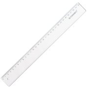 Pravítko Q-CONNECT 30cm transparentné