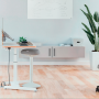 Ergonomická balančná stolička Leitz Ergo na státie, svetlo šedá