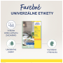 Etikety farebné 70x37mm Avery A4 100 hárkov zelené