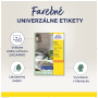 Etikety Avery odnímateľné 63,5x33,9 mm, zelené
