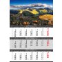 Nástenný kalendár 3-mesačný Hory 31,5 x 45 cm 2026