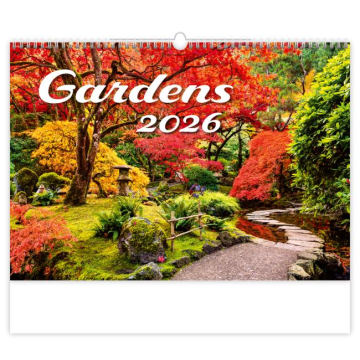 Nástenný kalendár Gardens 45 x 31,5 cm 2026