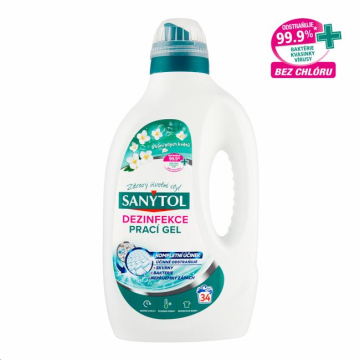 Sanytol prací gél prací dezinfekčný kvetinová sviežosť, 1,7l, 34 PD