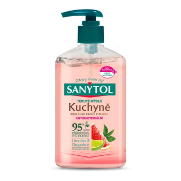 Sanytol tekuté mydlo  dezinfekčné 250 ml pre odstránenie zápachu z rúk