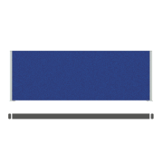 Paraván na plochu stola Akustik, 60 cm, modrý