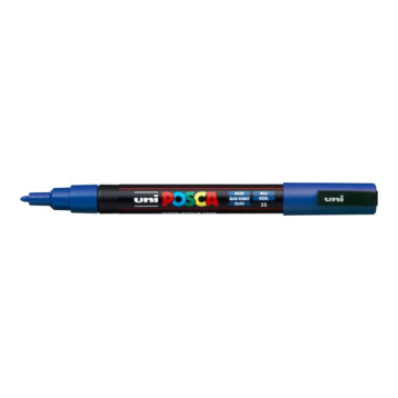 Popisovač uni POSCA PC-3M modrý