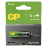 Batéria GP alkalická LR6 Ultra Plus 1,5V  AA 4ks