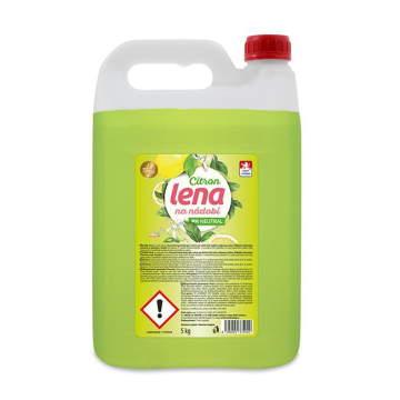 Prostriedok na riad LENA 5 kg citrón