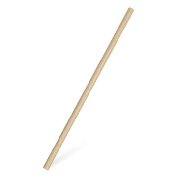 Slamka papierová JUMBO natural 25 cm, Ø 8 mm (100 ks)