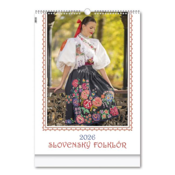 Nástenný kalendár 34 x 46 cm - Folklór