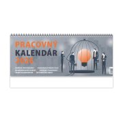 Stolový kalendár riadkový 30 x 12 cm - Pracovný veľký 2026