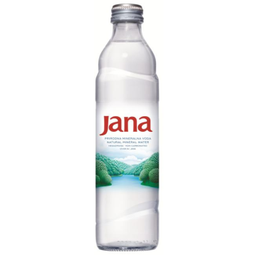 Minerálna voda prírodná Jana nesýtená 24 x 0,33 ℓ NEVRATNÉ SKLO