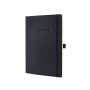 Zápisník CONCEPTUM A4, linajkový čierny, mäkká väzba