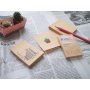 Samolepiaci bloček Stick’n Hopax Kraft, 76x51 mm, prírodná hnedá