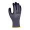 Rukavice pletené, polomáčané DONAU SAFETY Flex-Dotted, kat. II sivé veľ. 8