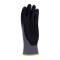 Rukavice pletené, polomáčané DONAU SAFETY Flex-Dotted, kat. II sivé veľ. 9