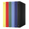 Zakladač 4-krúžkový DONAU kartón a fólia, A4/4R/20 mm, žltý