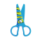 Školské nožnice KEYROAD, 12 cm, blister, motív Ryba, modré