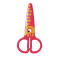 Školské nožnice KEYROAD, 12 cm, blister, motív Ryba, oranžové