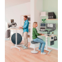 Ergonomická balančná stolička Leitz Ergo na sedenie, svetlosivá
