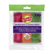 Utierka z mikrovlákna Scotch-Brite s vysokou absorpciou a odolnosťou, prateľná, 3 ks