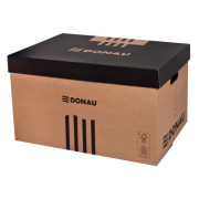 Archívna krabica s odnímateľným vekom DONAU hnedá