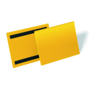 Magnetické vrecko na dokumenty 210x148mm na šírku 50ks žlté