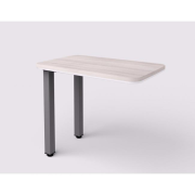 Stôl doplnkový Lenza Wels, zúženie vľavo, 55x76,2x90cm, agát svetlý