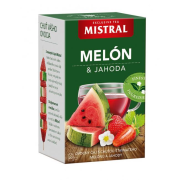 Čaj MISTRAL ovocný melón jahoda HB 40 g