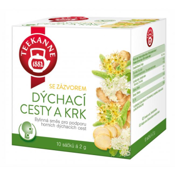 Čaj TEEKANNE hrdlo a dýchacie cesty so zázvorom HB 20 g